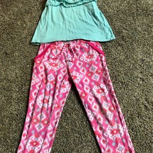 Matching pants and top set